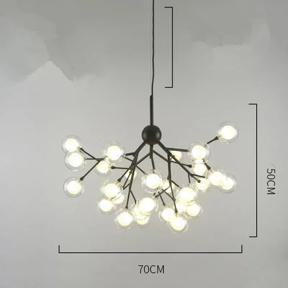 Decorbites™ Heracleum Firefly Glas Kugelleuchter - Luxusbeleuchtung für Treppenhaus und Esszimmer