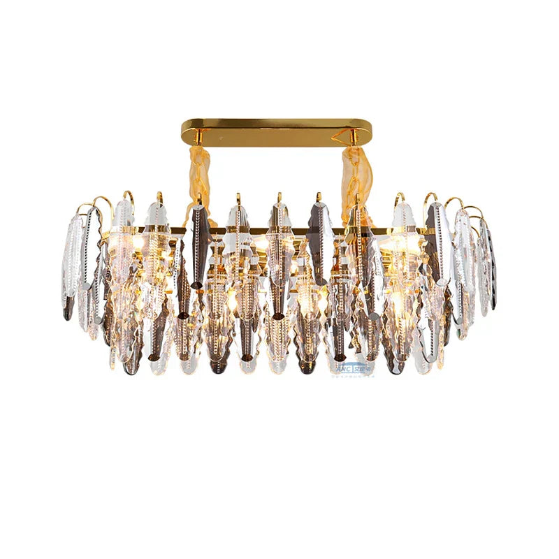 Decorbites™ Gold Kristall LED Kronleuchter Beleuchtung für den Esstisch
