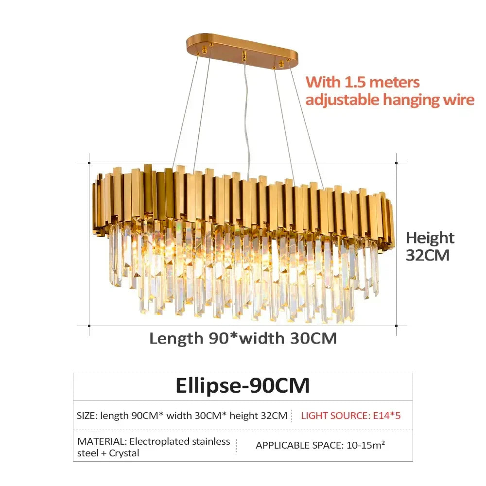 LED Crystal Ceiling Chandelier