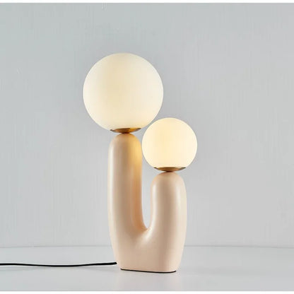 Decorbites™ Glas-Tischleuchte: Postmoderne Harz-Nachttischlampe für Wohnzimmer- und Schlafzimmer-Dekoration