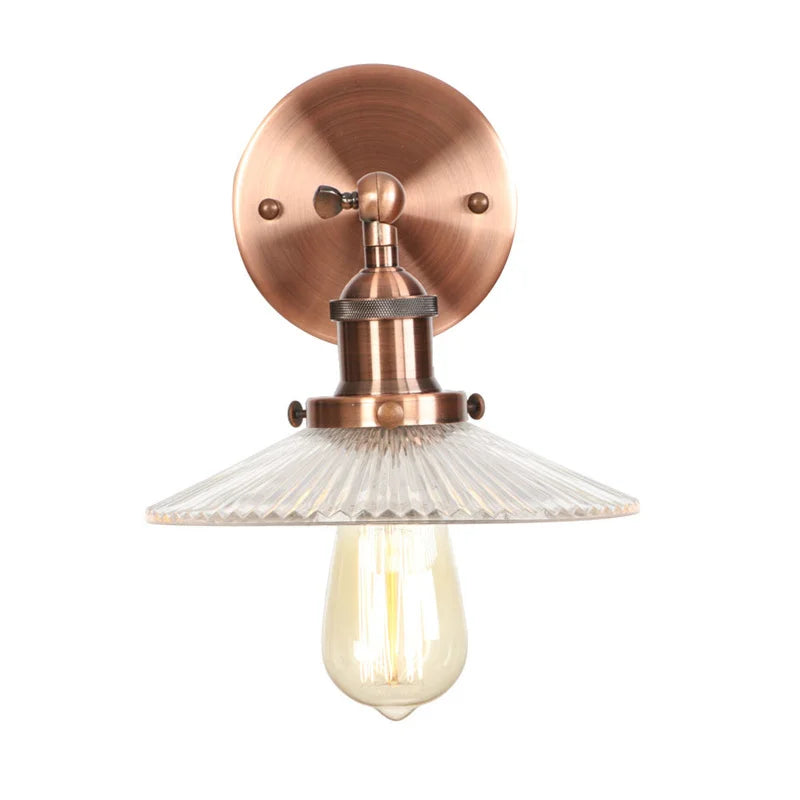 Decorbites™ Industrielles Loft-LED-Wandleuchte für Schlafzimmer, Badezimmer, Treppen - Steckdosensichtbare Eisenlampe