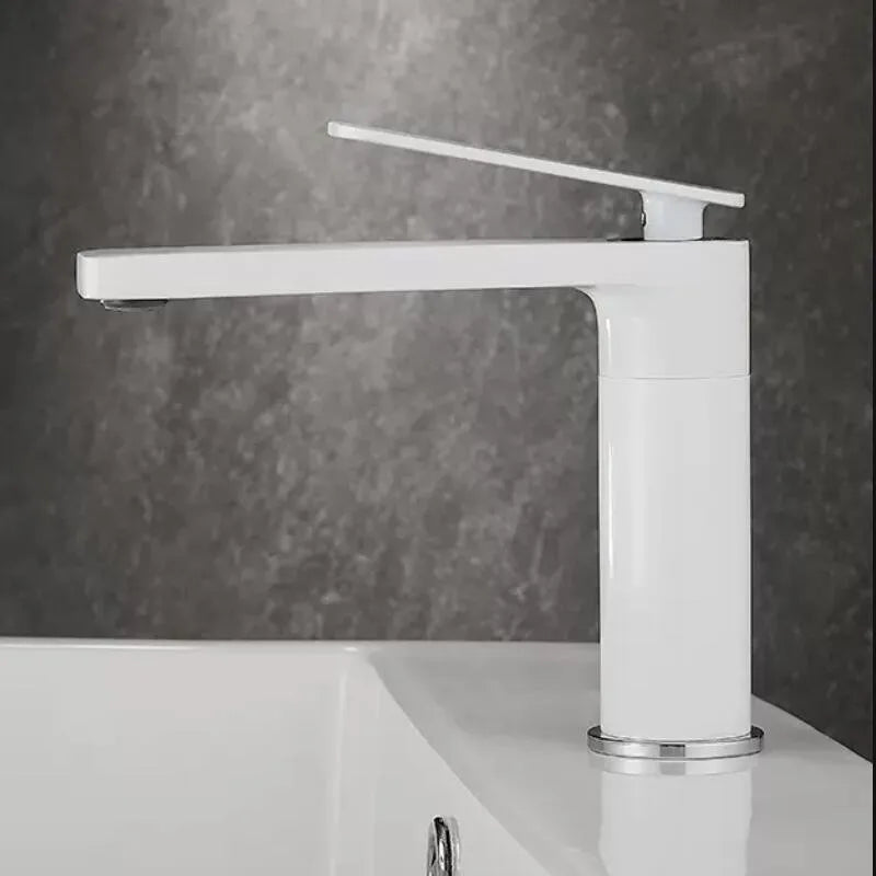 Decorbites™ Gewehr Grau Wasserfall Beckenarmatur - Messing Heiß Kalt Waschbeckenarmatur