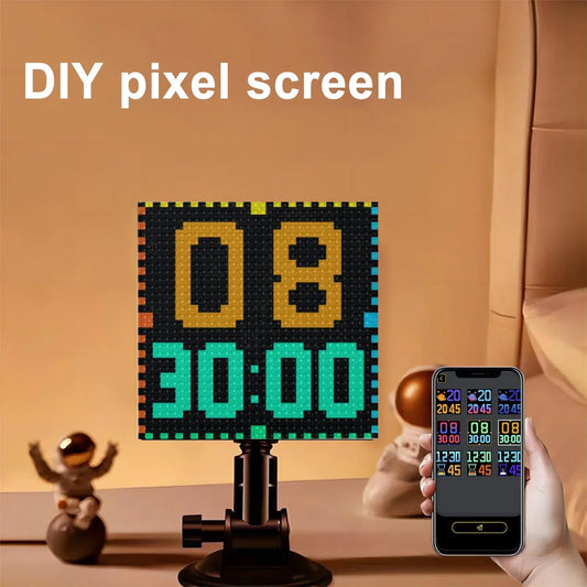 Decorbites™ LED-Auto-Schildschirm mit benutzerdefiniertem Text-Animation - 32x32 Pixel-Anzeige