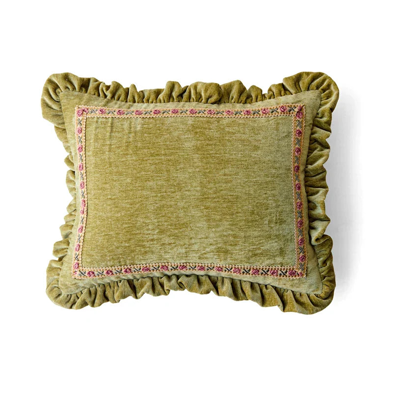 DecorBites™ Dancing Crane Decorative Cushion Cover: High Grade French Retro Pillow Case 45x45cm