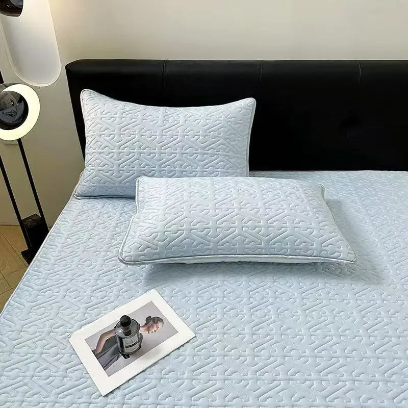 Latex Cooling Bed Mat Set