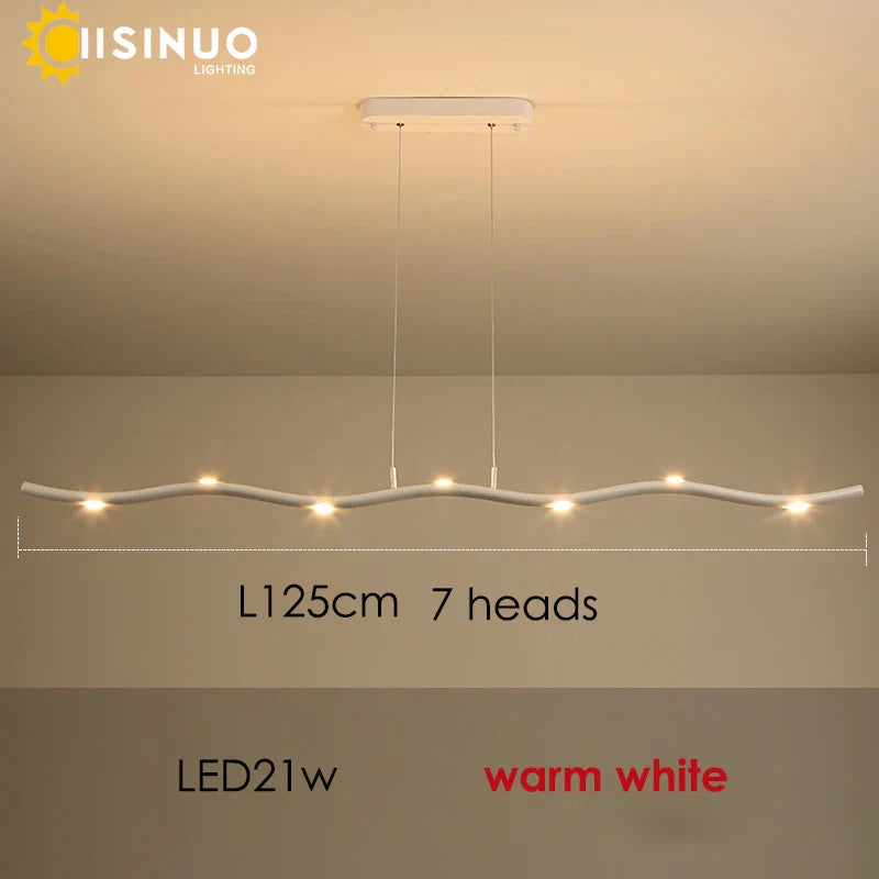 Decorbites™ LED-Wellen-Hängeleuchte für Büro, Esszimmer und Wohnzimmer-Dekoration