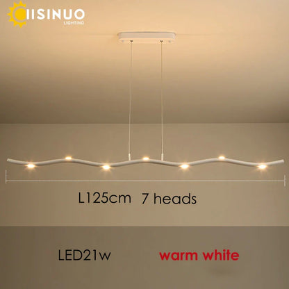 Decorbites™ LED-Wellen-Hängeleuchte für Büro, Esszimmer und Wohnzimmer-Dekoration