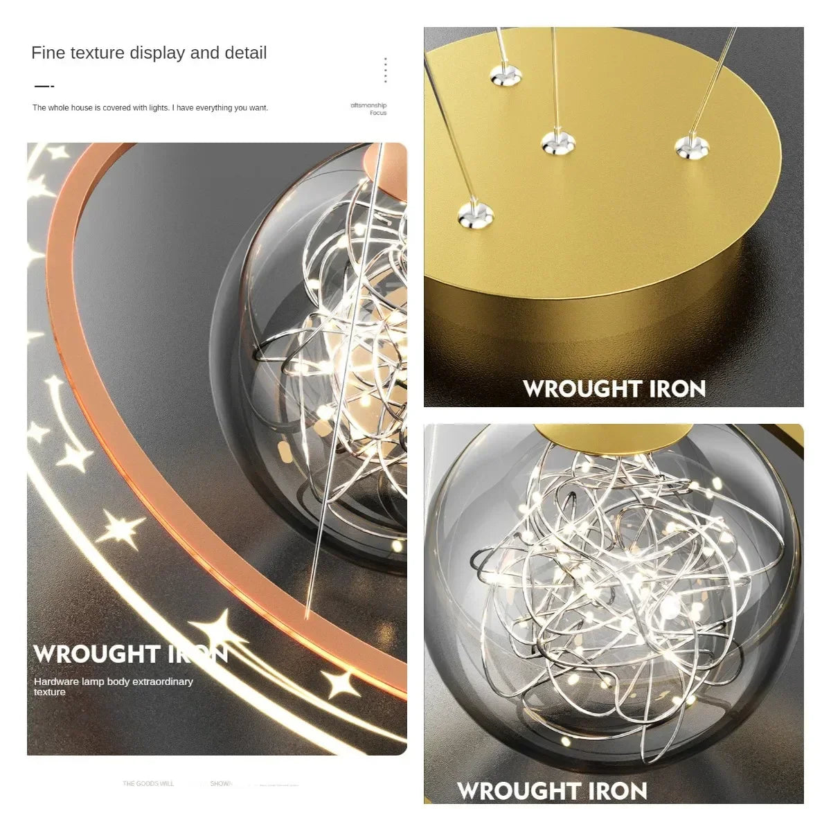 Gold Nordic Pendant Lamp