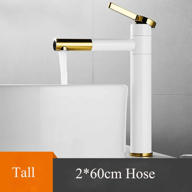 Decorbites™ Schwarze Messing Badezimmer-Waschbeckenarmatur Deckenmontiertes Gefäßmischer-Wasserhahn