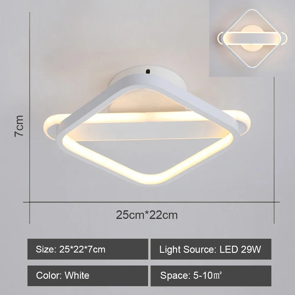 Decorbites™ LED-Deckenleuchte für modernes Wohnzimmer- und Schlafzimmerbeleuchtung