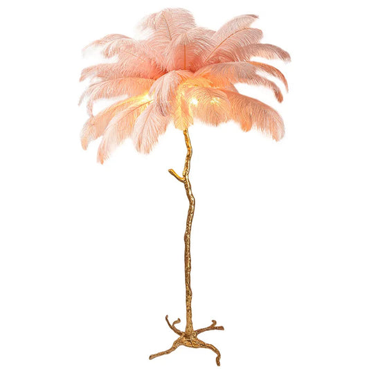 Decorbites™ Elegante Feder-Bodenlampe mit verstellbaren Glühbirnen für stilvolle Heimdekoration