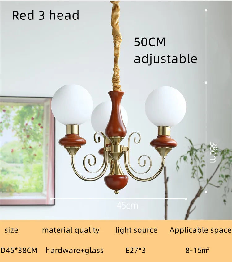 DecorBites™ Cream Style LED Chandelier for Bedroom, Living Room, Dining Room