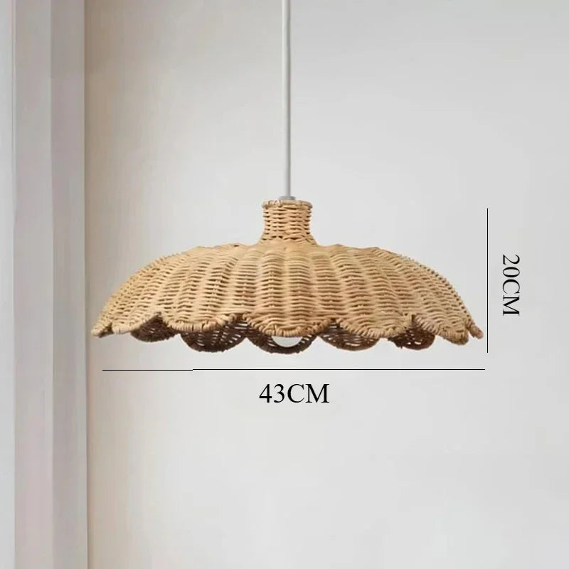 Decorbites™ Handgefertigte Rattan-Hängeleuchten - Chinesischer Stil Beleuchtung für Zuhause, Restaurant & Café