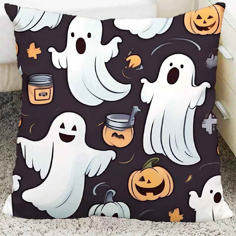 Decorbites™ Halloween-Plüsch-Kartoffelkissen für Wohnzimmer und Schlafzimmer, festliche Dekoration