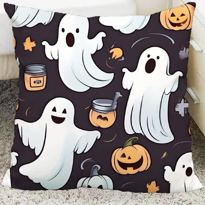 Decorbites™ Halloween-Plüsch-Kartoffelkissen für Wohnzimmer und Schlafzimmer, festliche Dekoration