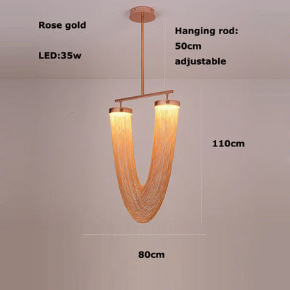 Decorbites™ LED-Aluminium-Deckenleuchter Beleuchtung Hängelampen für Foyer