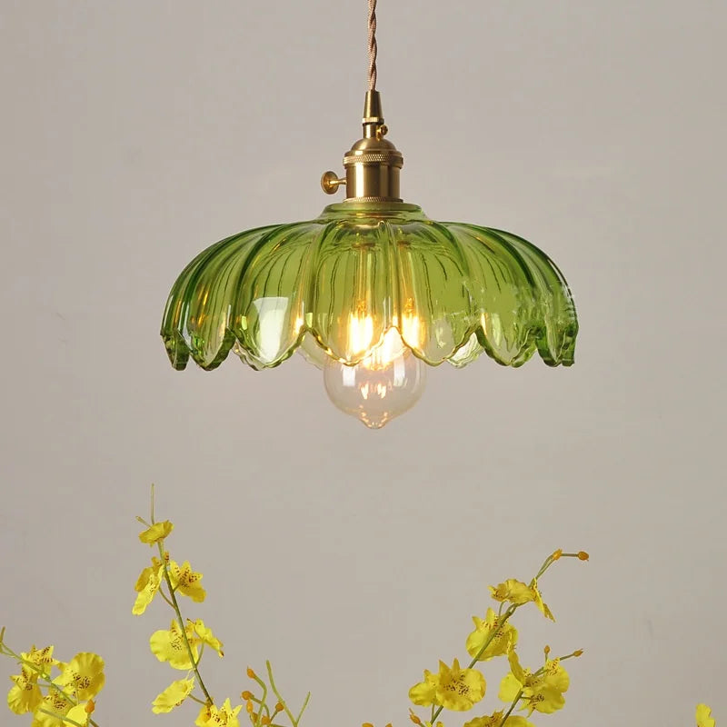 Green Glass Pendant Lights