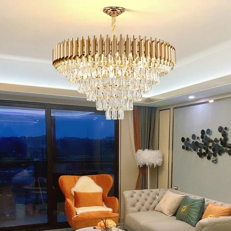 Decorbites™ Kristall-Hängeleuchter - Moderne Luxus-LED-Beleuchtung für Wohnzimmer, Esszimmer, Schlafzimmer