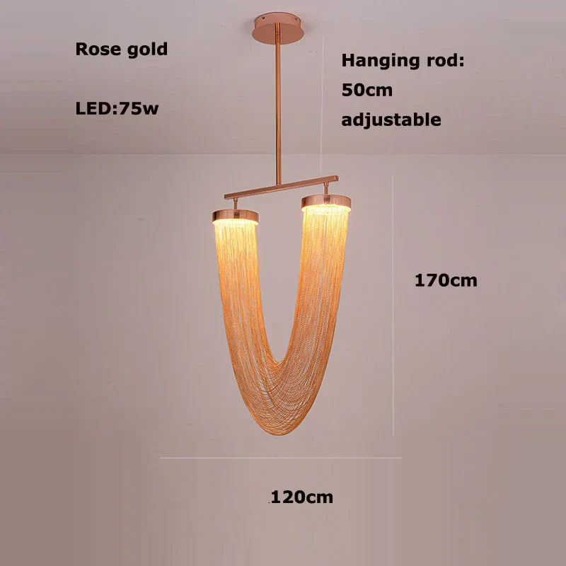 Decorbites™ LED-Aluminium-Deckenleuchter Beleuchtung Hängelampen für Foyer
