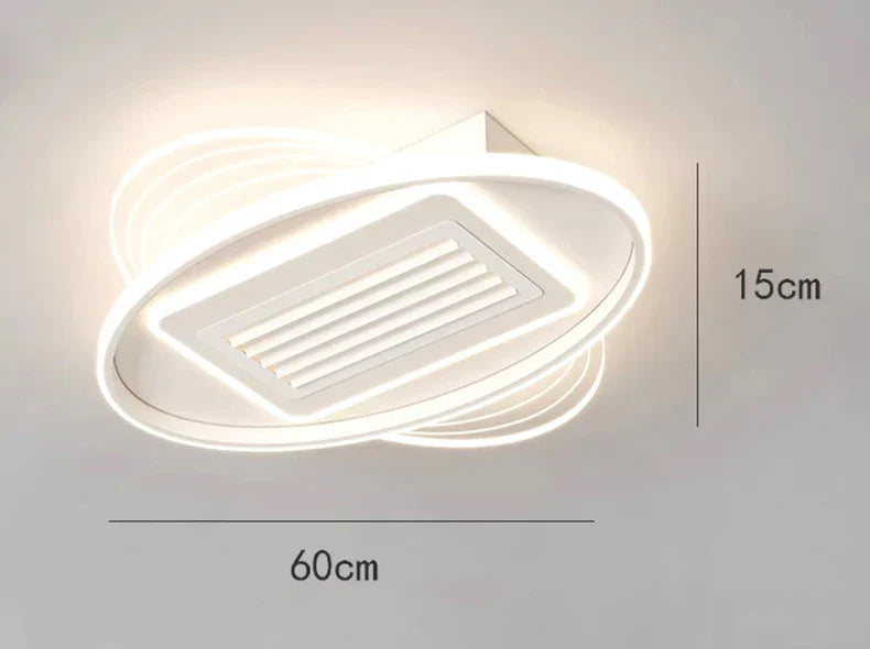 Decorbites™ Kinderzimmer-Deckenventilator mit Fernbedienung & Licht - Moderner blattloser LED-Ventilator