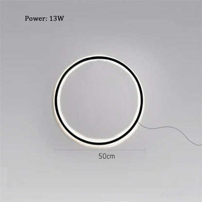 Decorbites™ Designerring LED Wandlampe: Minimalistische nordische Dekorlampe für die Atmosphäre im Wohnzimmer.