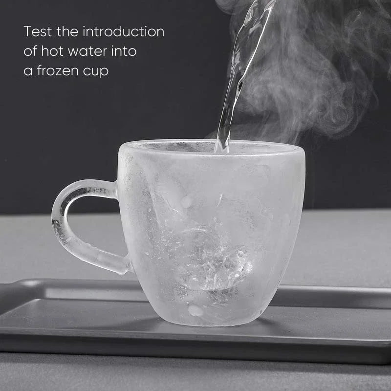 Glass Heart Coffee Mug
