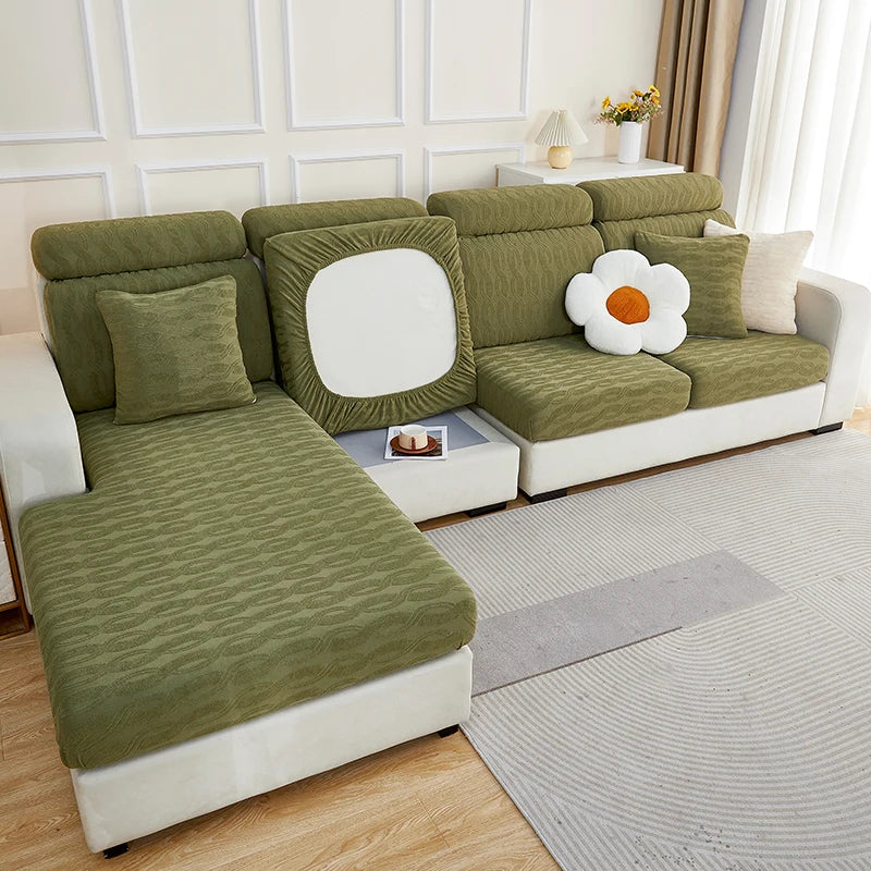 Decorbites™ Jacquard-Sofasitzbezug Möbel-Schutz Überzug dehnbar waschbar Schoner