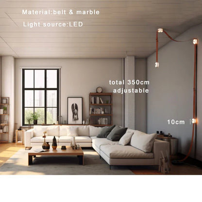 Decorbites™ Designer-Gürtel Marmoranhängerleuchten: Luxuriöse dimmbare Leuchte für Villa und Duplex