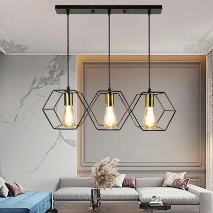 Decorbites™ Industrielle LED-Hängeleuchte für Esszimmer und Wohnzimmer