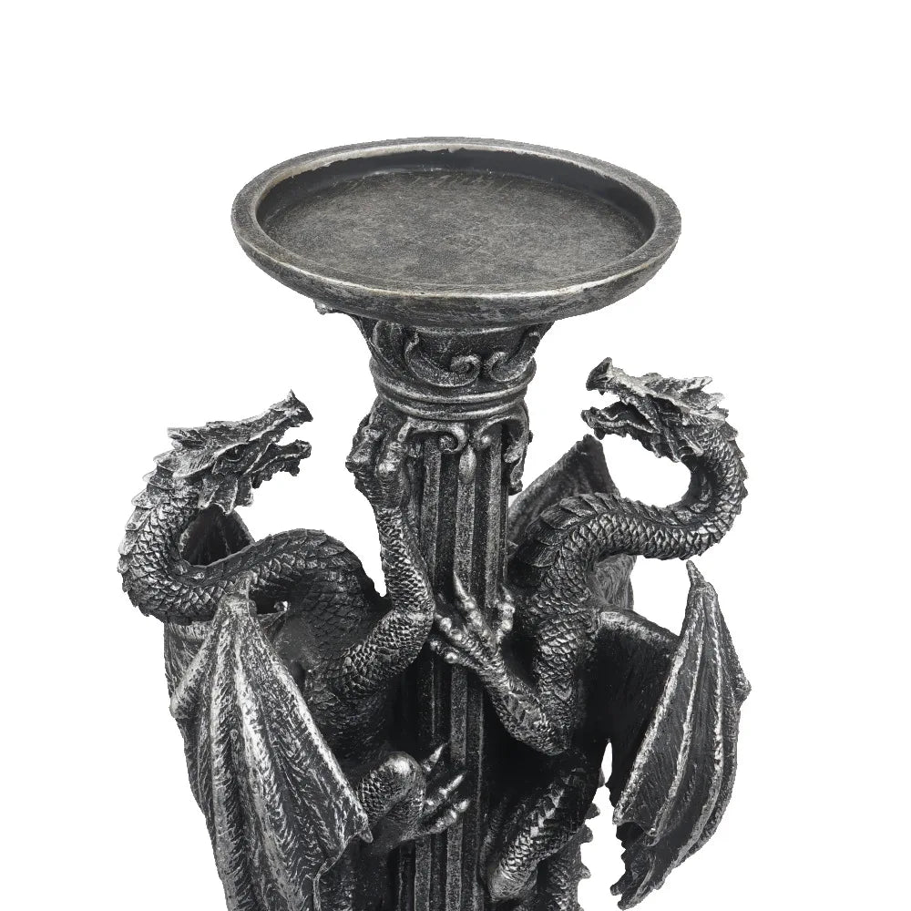 Decorbites™ Drachen-Leuchter-Skulpturen: Vintage-Tischdekoration für Zuhause & Büro.
