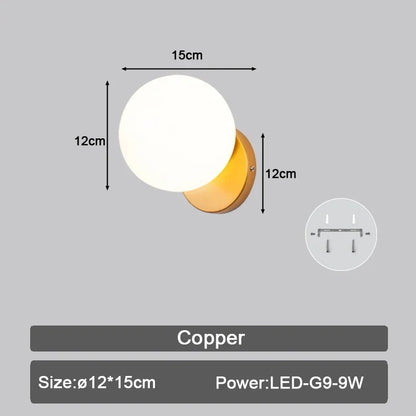 Decorbites™ LED Wandarmatur mit G9-Birnen für Innenbeleuchtung in Schwarz-Gold