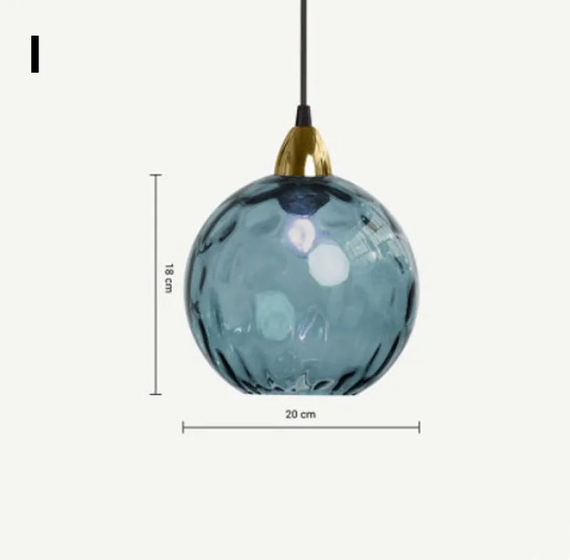 Decorbites™ Glas-Kugelluster-Hängeleuchten - Modernes nordisches Design für Küche, Schlafzimmer oder Restaurant