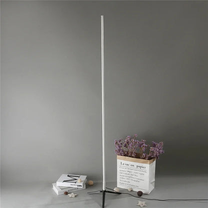 DecorBites™ Gold LED Floor Lamp Minimalist Modern Design for Living Room & Bedroom