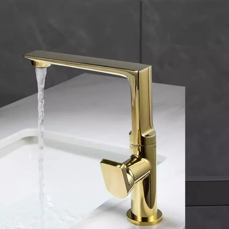 Gold Brass Mixer Faucet
