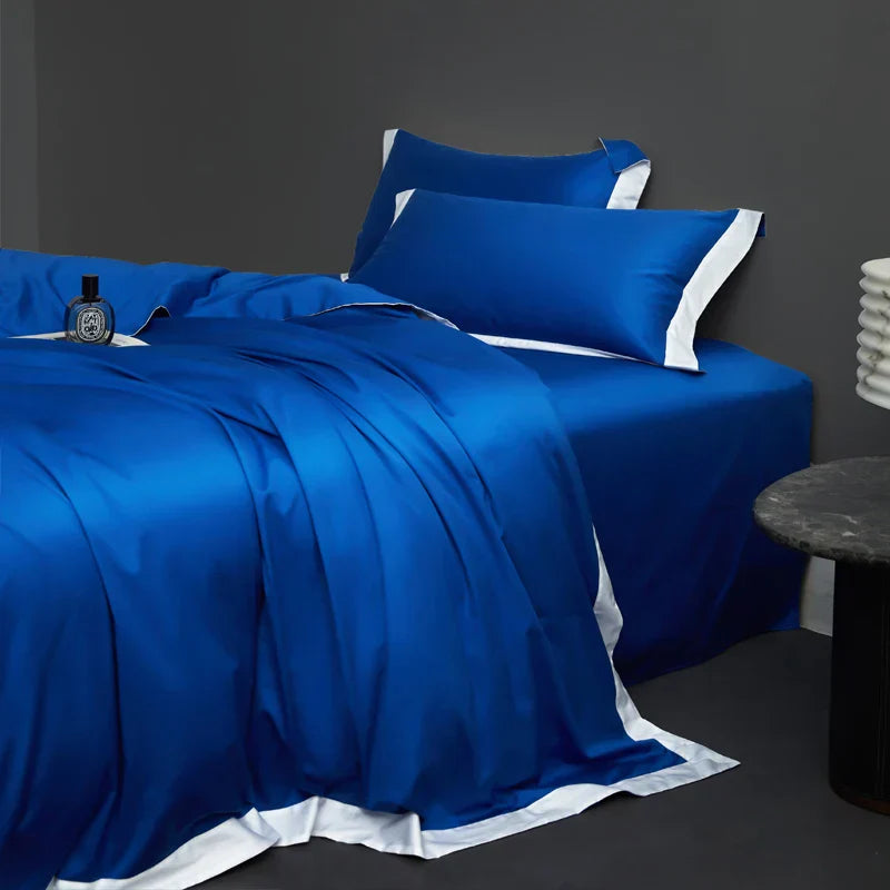 Decorbites™-Ägyptische Baumwolle Hotel-Stil Bettwäsche-Set 1000TC Queen King Daunenbettdecke Bezug Laken Kissenbezüge