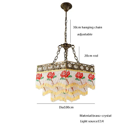 Decorbites™ Französischer Messing-Kristall-Deckenleuchter | Klassische Europäische Hängeleuchten