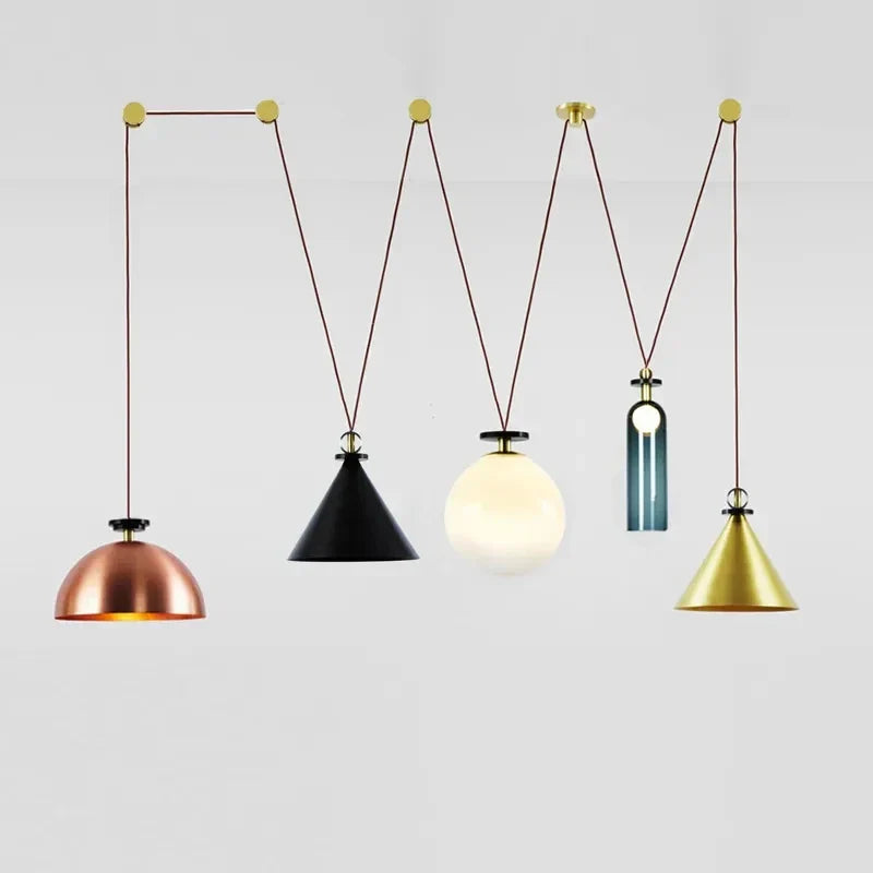 Decorbites™ Glasleuchter: Nordisch-minimalistischer verstellbarer LED-Dekorations-Hängeleuchter