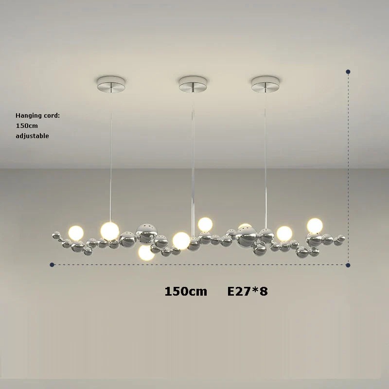 Decorbites™ Designermolekül-Kronleuchter: LED dimmbar Chrom Gold Beleuchtung 2025 Trend