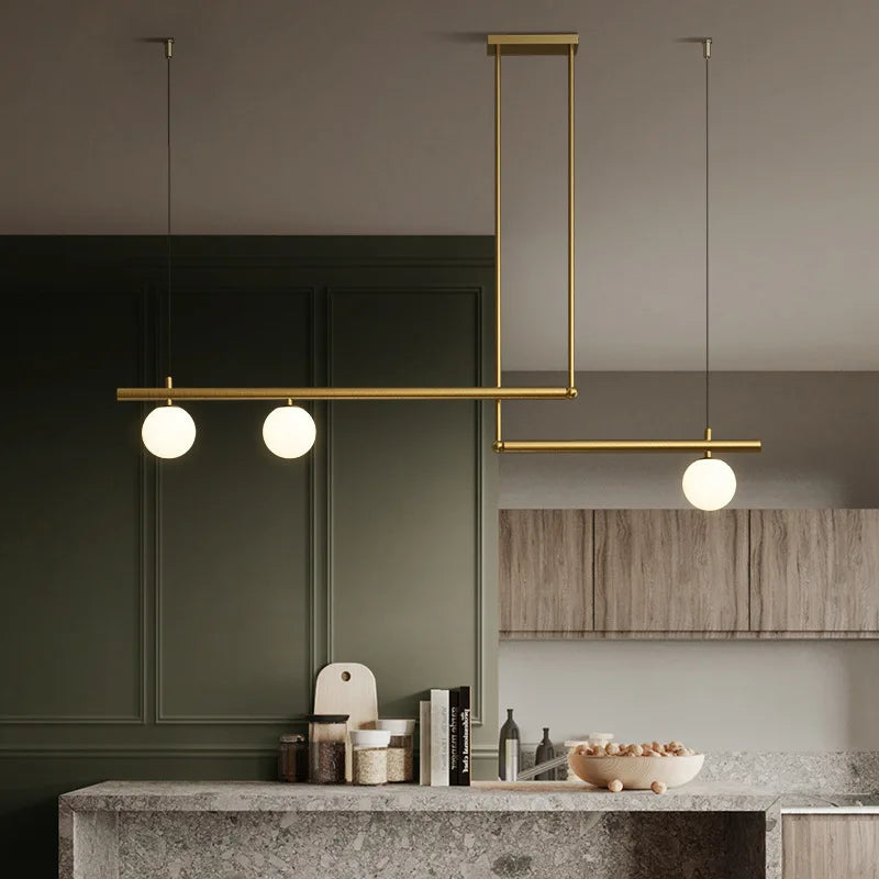 Decorbites™ LED-Lineare Hängelampe für Zuhause – Moderne Minimalistische Wohnzimmer-Lüster