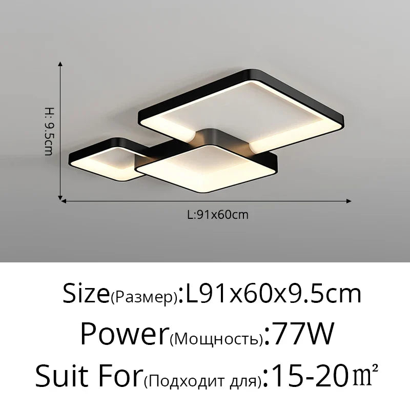 Decorbites™ LED-Kronleuchter: Moderne Innenbeleuchtung für Schlafzimmer, Küche, Wohnzimmer, Esszimmer