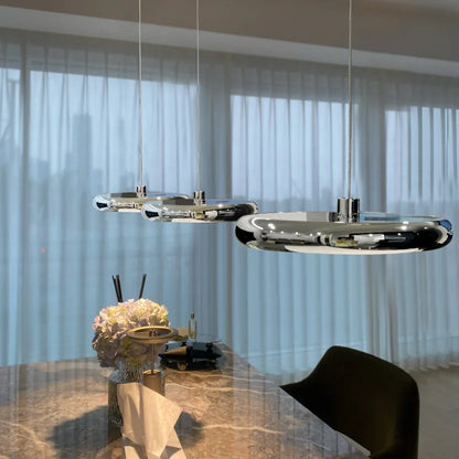 DecorBites™ Circular Dining Pendant Chandelier LED Light for Kitchen, Living Room & Bedroom