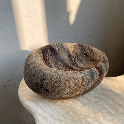 DecorBites™ Bird's Nest Marble Bowl for Jewelry Storage and Home Decor