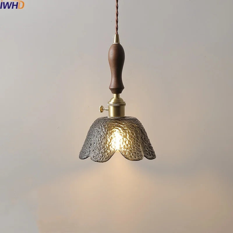 Decorbites™ Graue Glas LED Hängeleuchten, nordisches modernes Design für Schlafzimmer, Wohnzimmer-Beleuchtungseinrichtungen