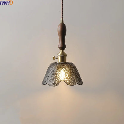 Decorbites™ Graue Glas LED Hängeleuchten, nordisches modernes Design für Schlafzimmer, Wohnzimmer-Beleuchtungseinrichtungen