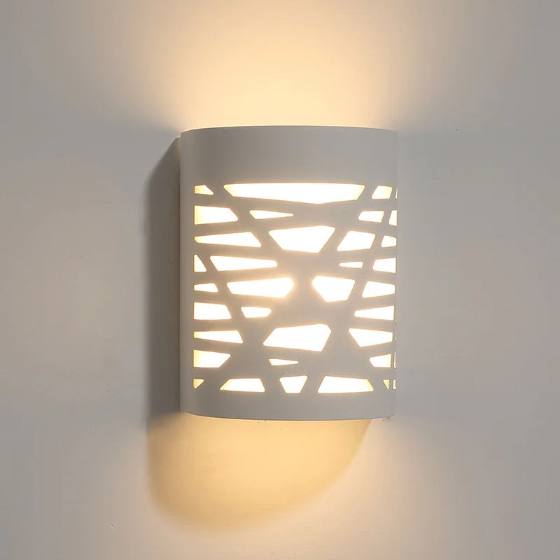 DecorBites™ Gypsum Wall Lamp 5W LED Sconces Indoor Lighting for Living Room & Bedroom