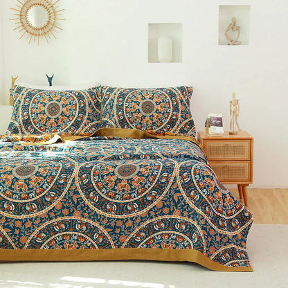 DecorBites™ Cotton Boho Manta Sofa Bed Throw Blanket