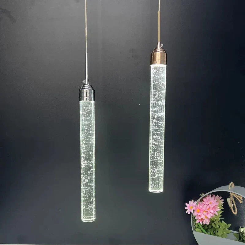 DecorBites™ Crystal LED Pendant Light for Dining Room, Living Room, and Bedroom