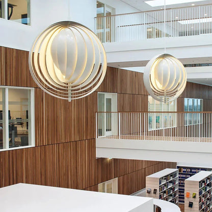 DecorBites™ Designer Moon LED Chandelier Nordic Art Hanging Lights