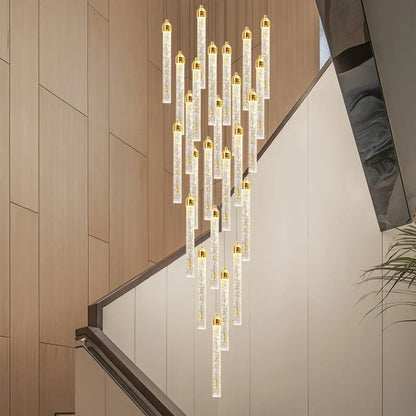 Decorbites™ Kristall-Treppenhaus-Lüster: Moderne LED-Wohnzimmerlampe für luxuriöse Heimdekoration