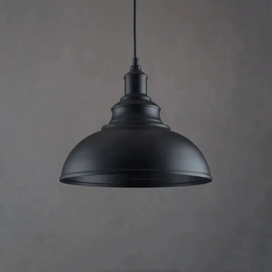 Retro Industrial Color Block Aluminum Pendant Light